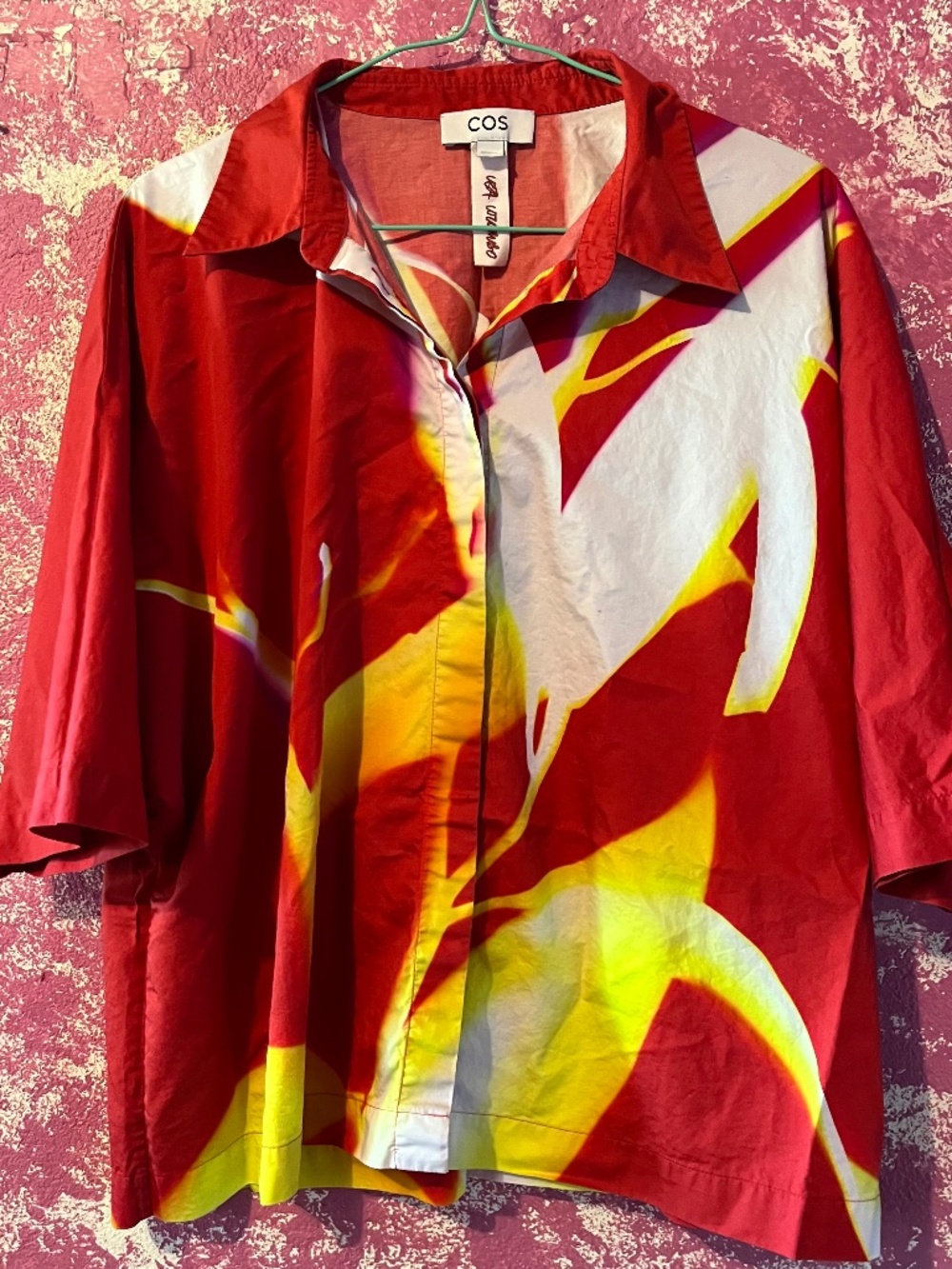 COS x Lea Colombo Relaxed-Fit Printed Shirt